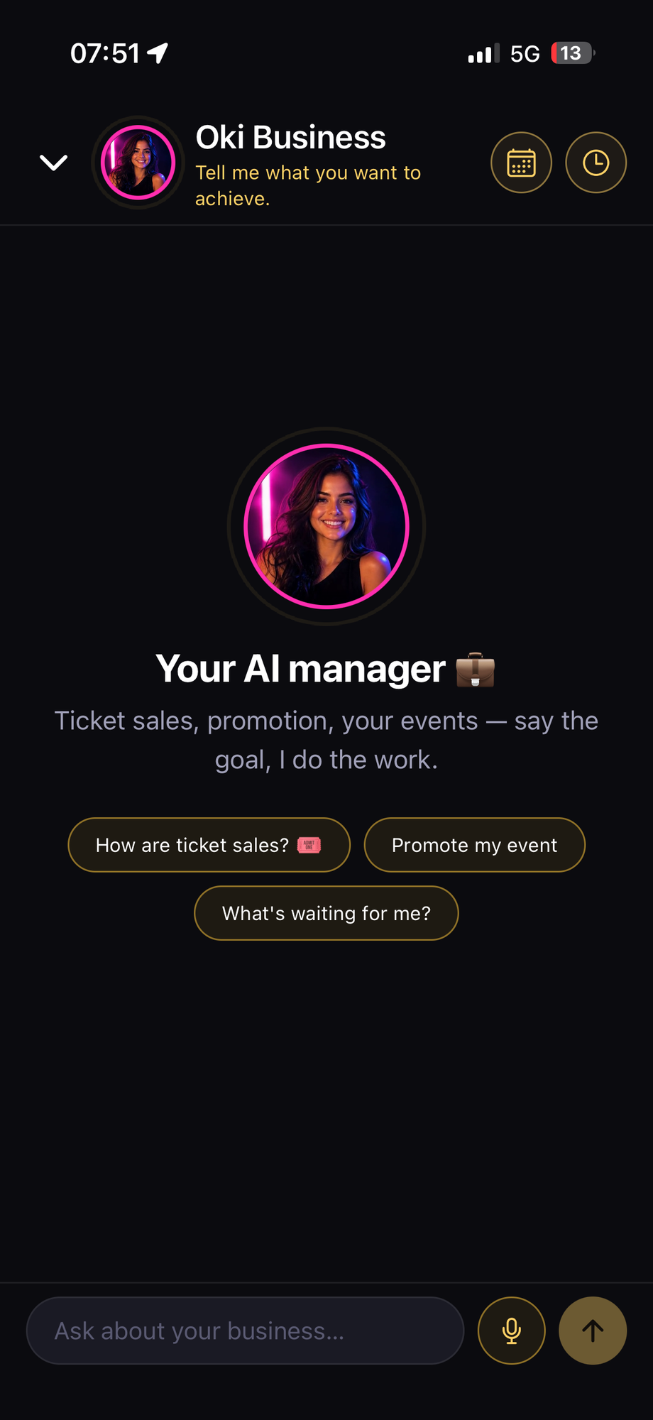 Oki Business, your AI manager